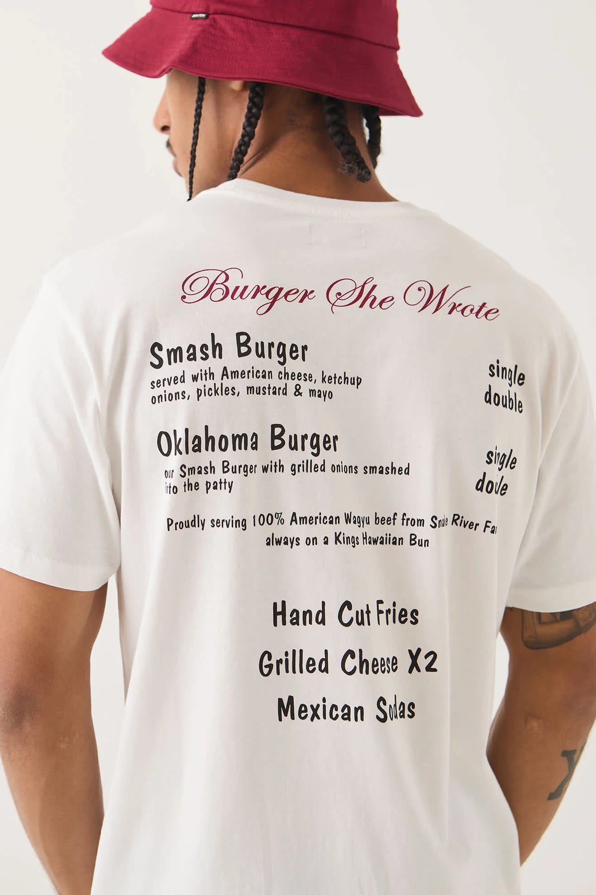 BRIXTON - Burger She Wrote Pocket T-Shirt