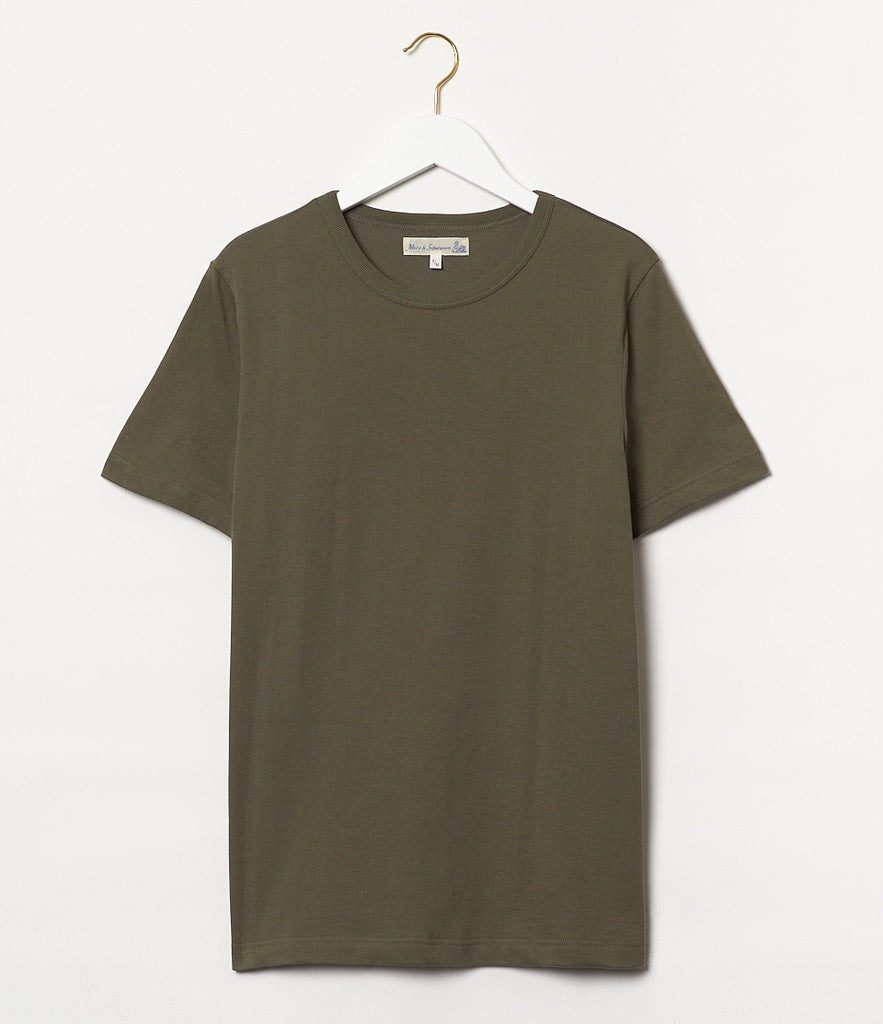 MERZ B. SCHWANEN MEN’S LOOPWHEELED T-SHIRT, 5,5OZ, CLASSIC FIT