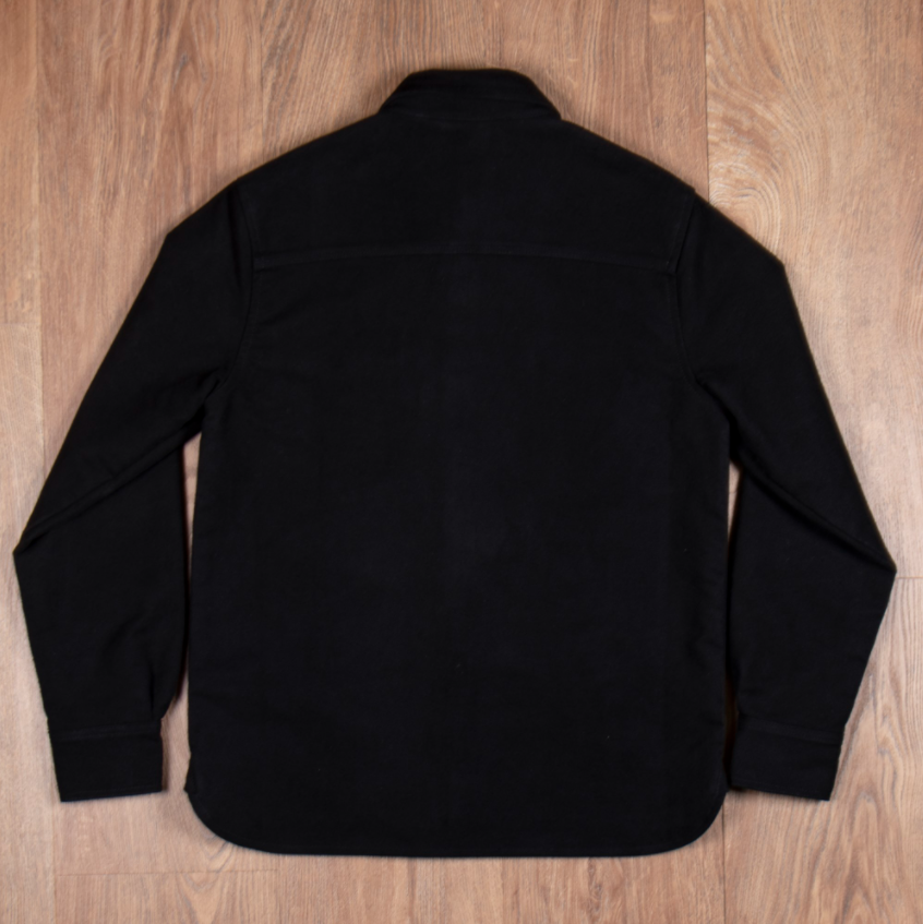 PIKE BROTHERS 1943 CPO SHIRT MOLESKIN SULPHUR BLACK