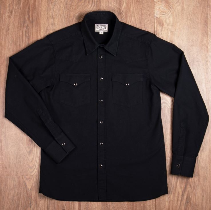 PIKE BROTHERS 1952 RIDER SHIRT TIMOTEO BLACK