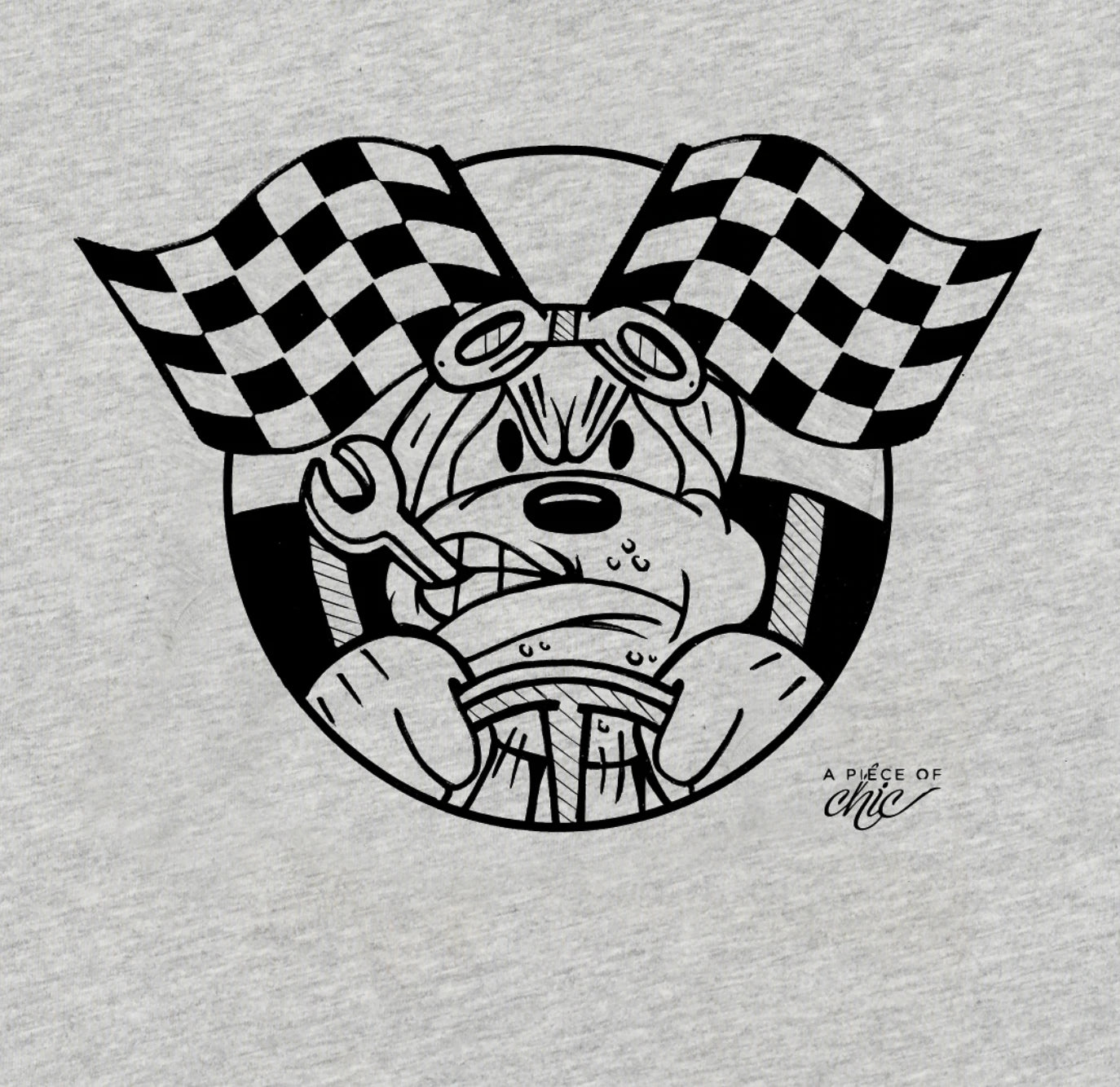 A PIECE OF CHIC TEE-SHIRT COTON BIO "GRUMPY"