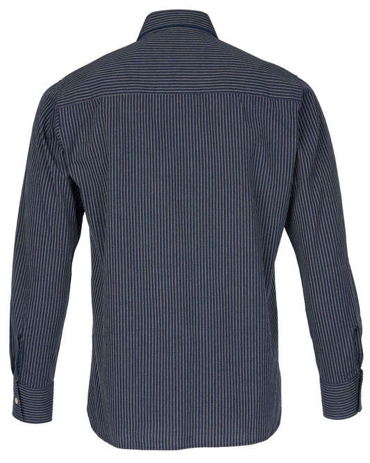 PIKE BROTHERS 1947 ALBATROS SHIRT LOWELL BLUE