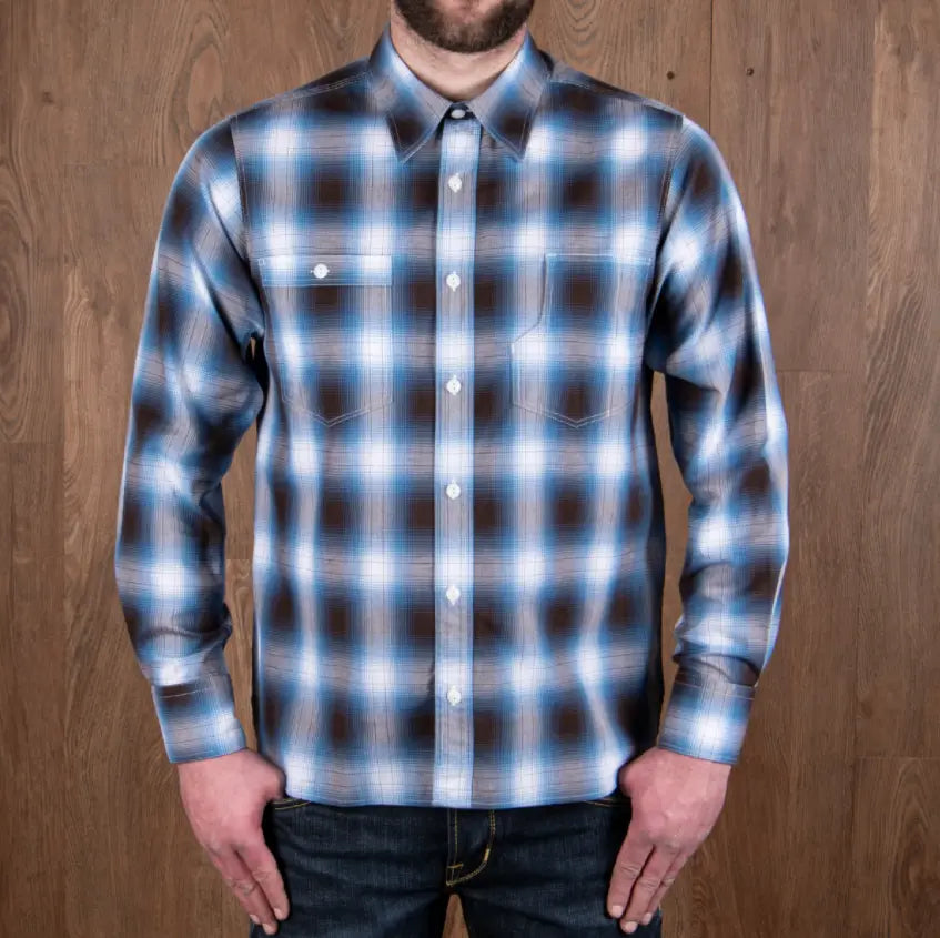 PIKE BROTHERS 1937 ROAMER SHIRT KANGLEY BLUE