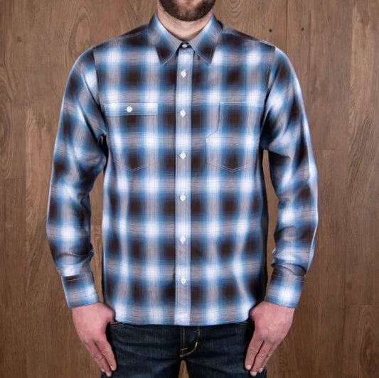 PIKE BROTHERS 1937 ROAMER SHIRT KANGLEY BLUE