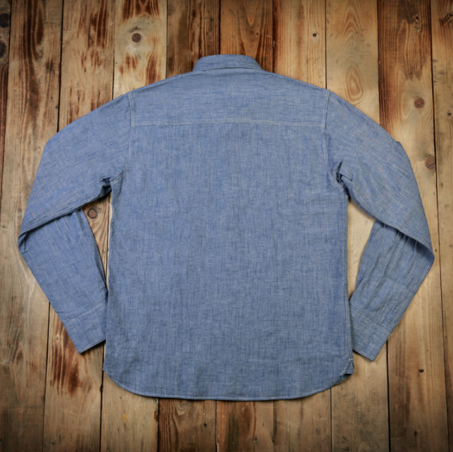 PIKE BROTHERS 1937 ROAMER SHIRT BLUE CHAMBREY