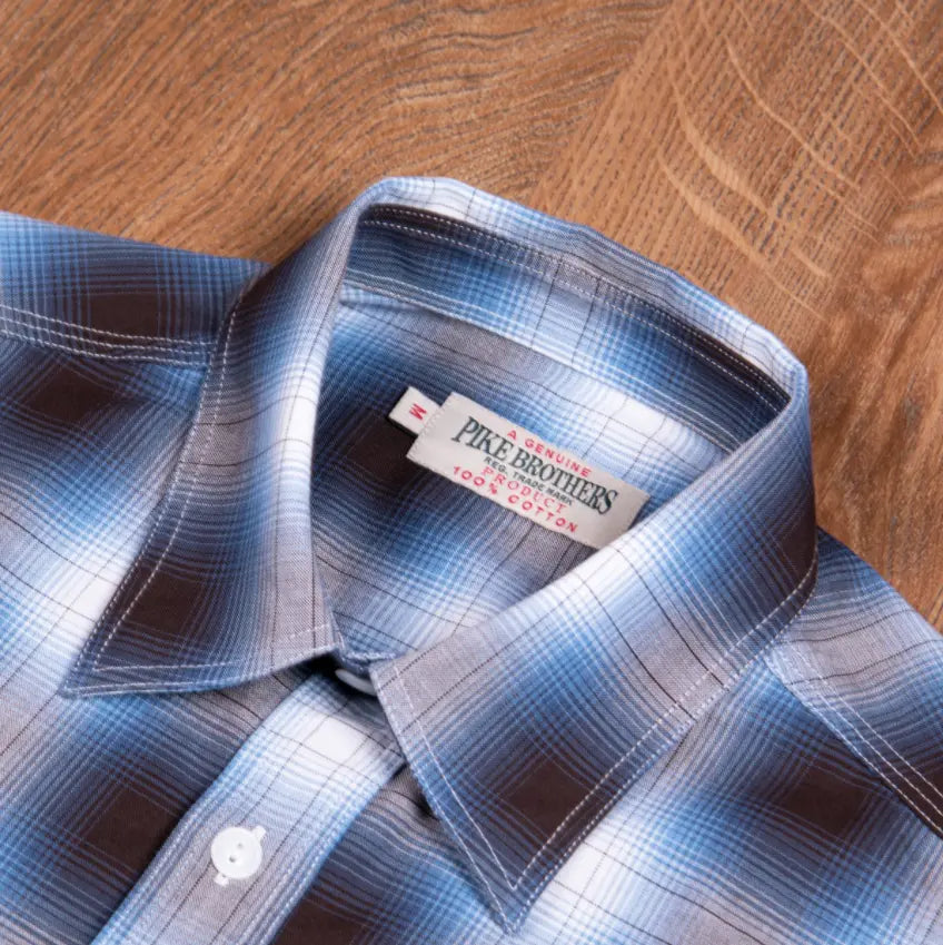 PIKE BROTHERS 1937 ROAMER SHIRT KANGLEY BLUE