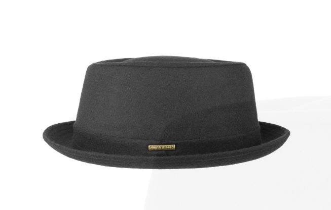 STETSON CHAPEAU PORK PIE WOOL