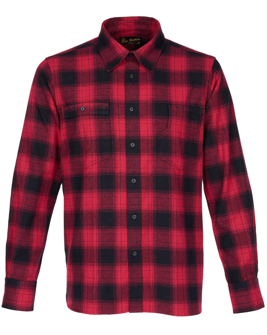 PIKE BROTHERS 1937 ROAMER SHIRT RED CHECK FLANNEL