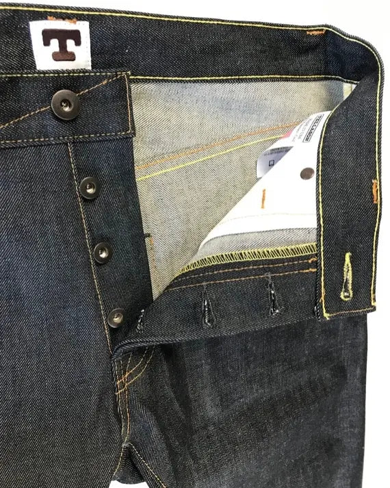 TELLASON LADBROKE GROVE SLIM TAPERED SELVEDGE JEANS 14.75 OZ