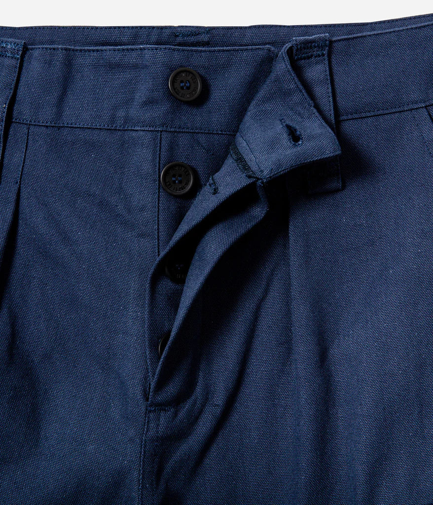 TONTON & FILS SHORT « DE BROUSSE » CANVAS MARINE